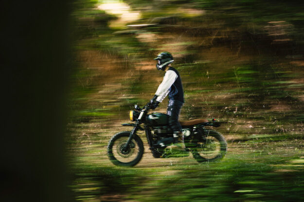 Modified Triumph Street Scrambler by Bunker Custom Cycles