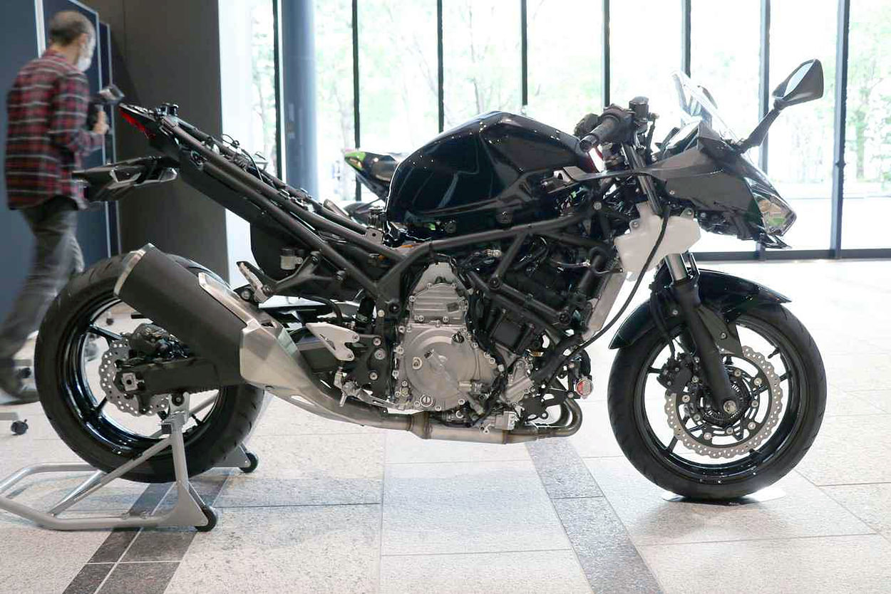 Kawasaki electric motorcycle prototype