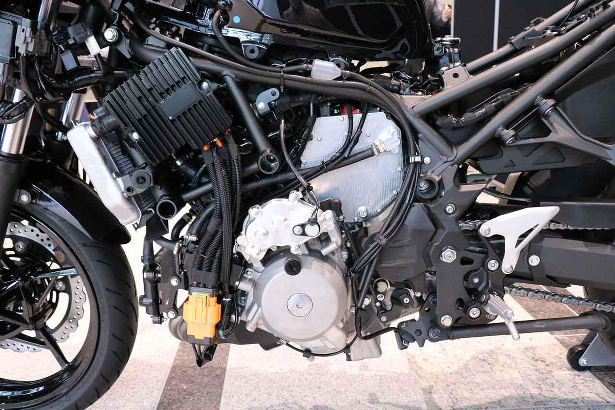 Kawasaki electric motorcycle prototype