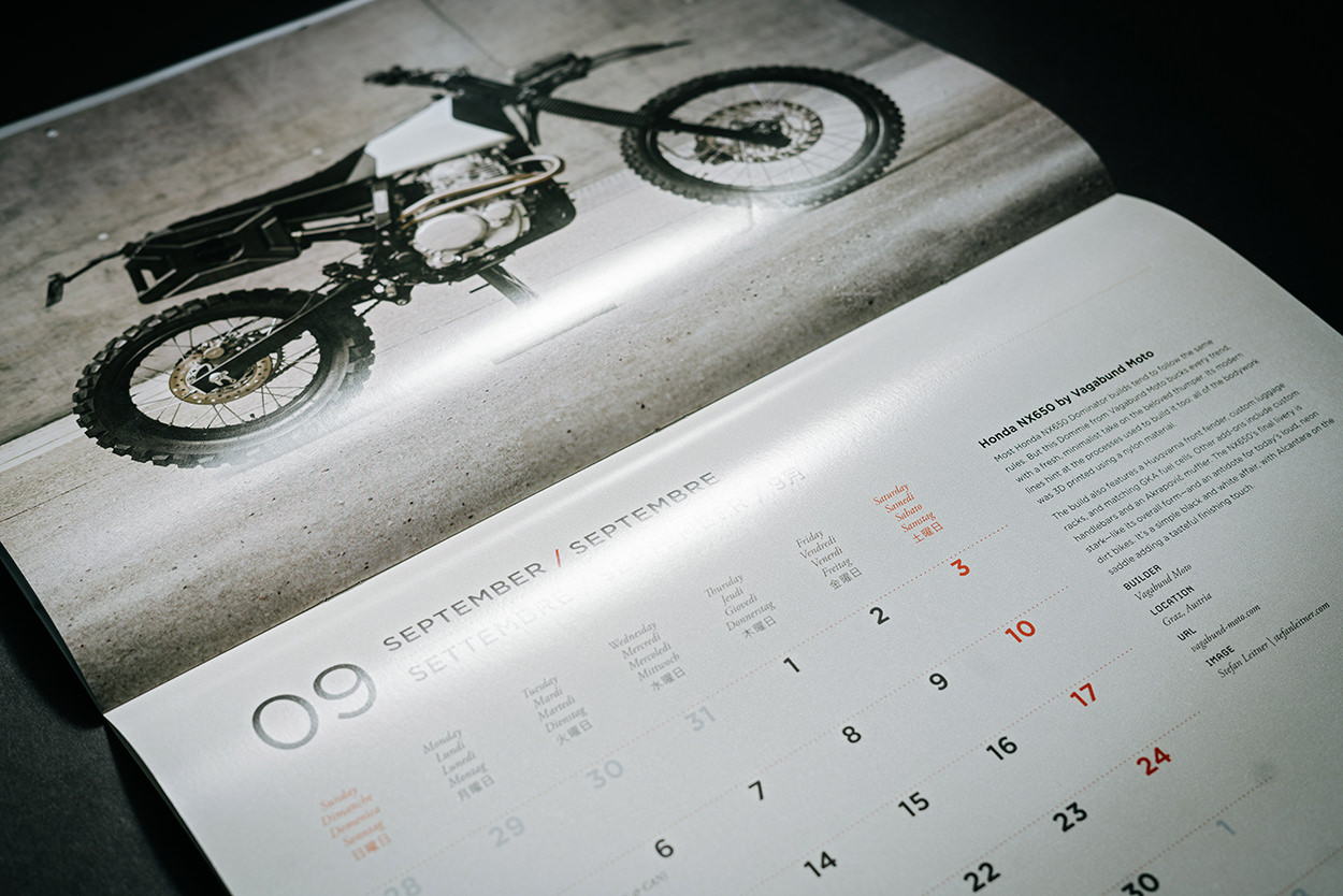 The 2022 edition of the world's most popular motorcycle calendar is now on sale.