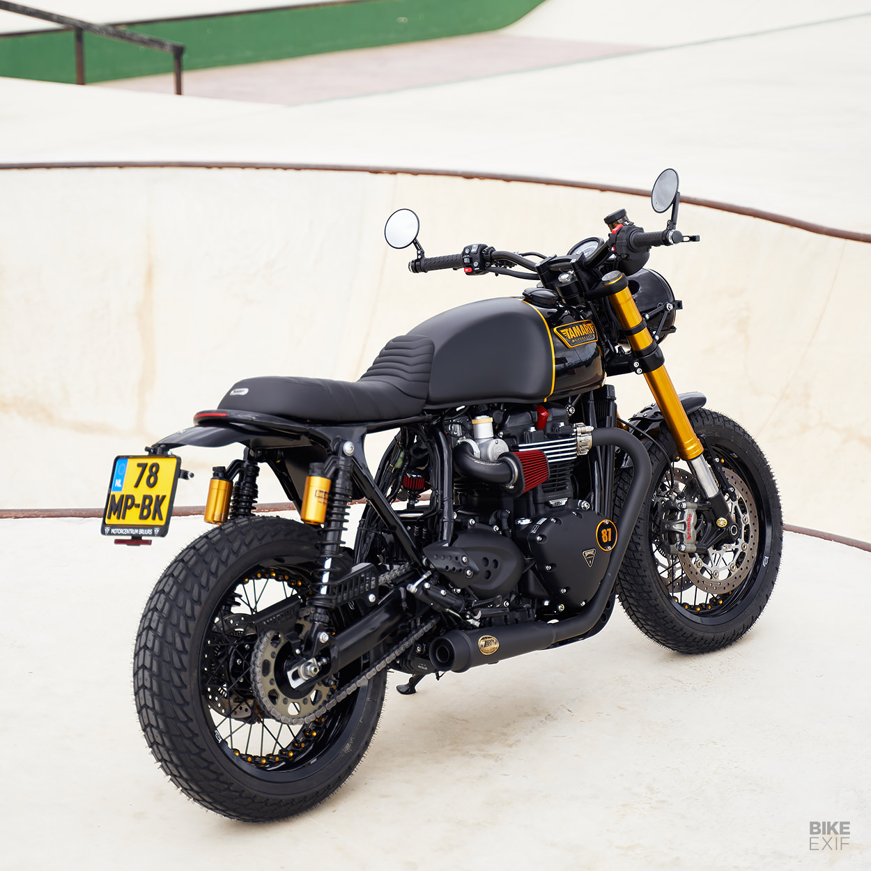 Custom Triumph Thruxton RS by Tamarit Motorcycles