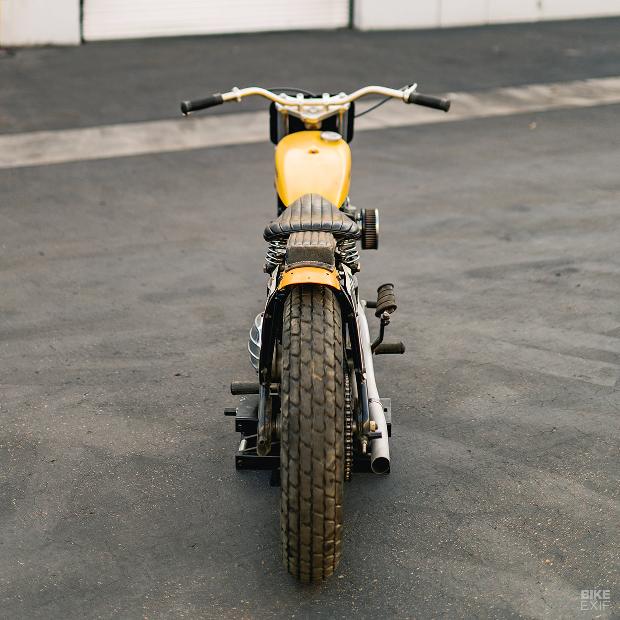 Vintage Harley flat tracker by Paul Hartman