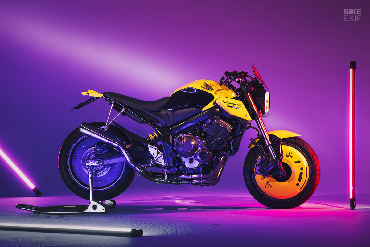 Save Point: A Honda CB650R inspired by Cyberpunk 2077 | LaptrinhX / News