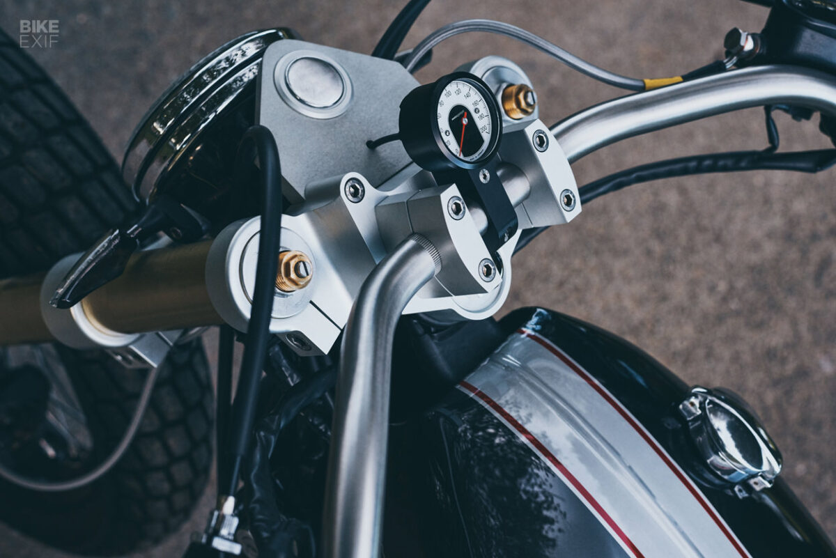 Freshman Triumph: ASH's Thruxton-based street tracker | Bike EXIF