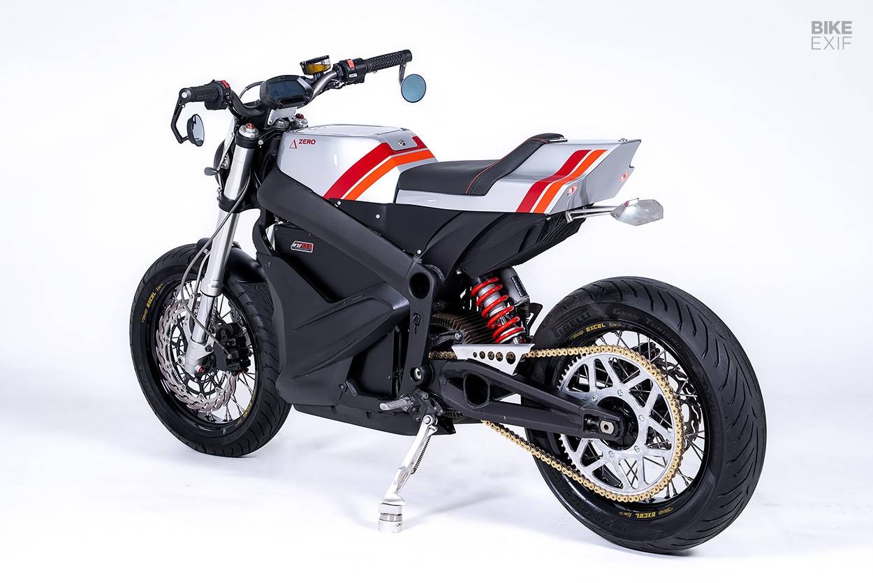 Zero SR electric street tracker by Grid Cycles