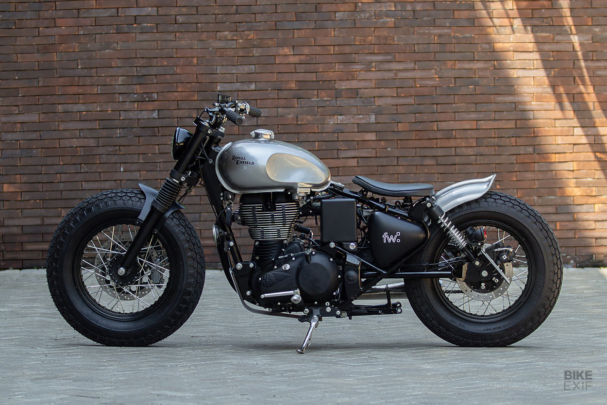 Royal Enfield Classic 500 bobber by FrontWheel Motors