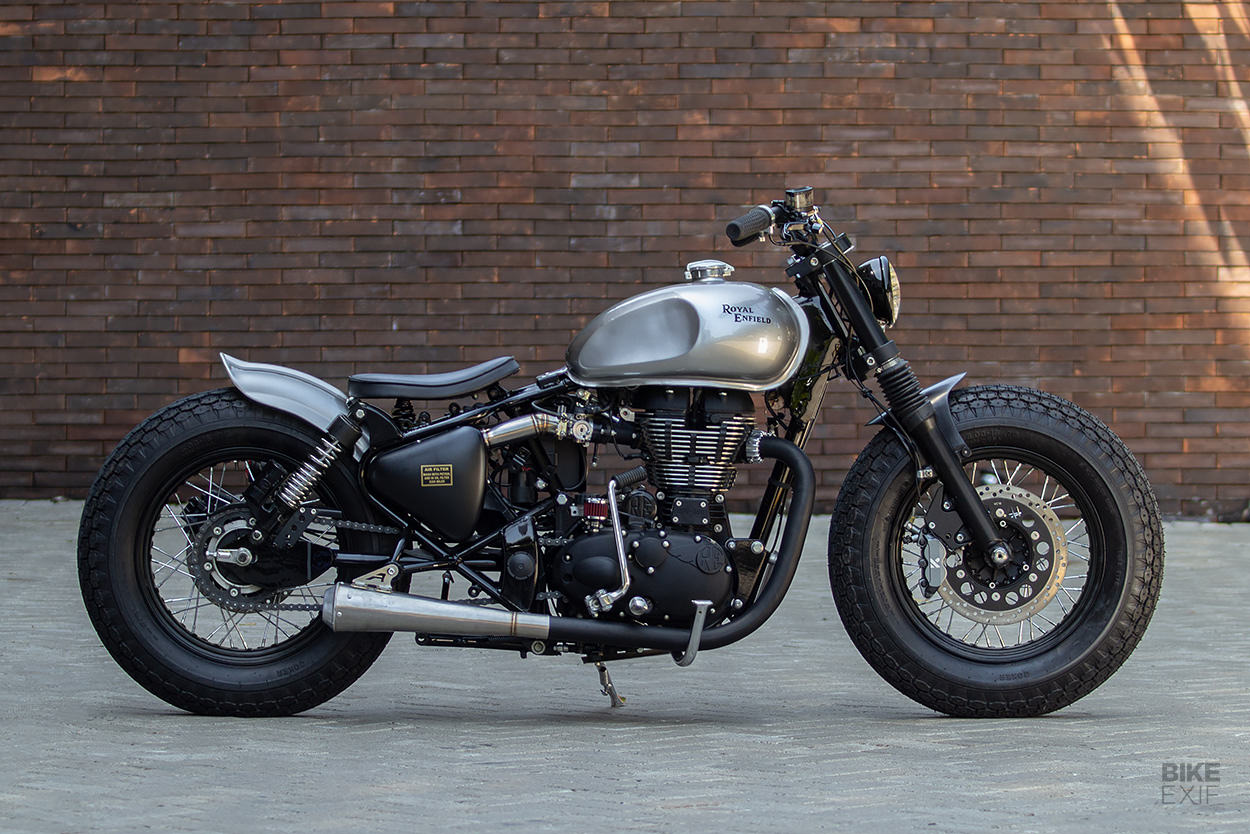 Royal Enfield Classic 500 bobber by FrontWheel Motors