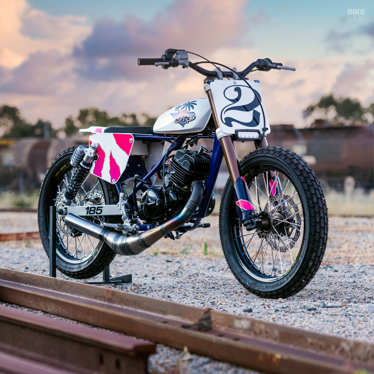 Super Fly: A custom Suzuki TS185 with 90s steeze | Bike EXIF