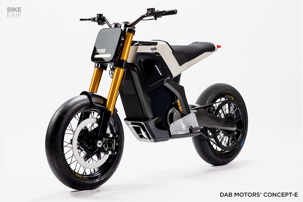 DAB Motors' Concept-E electric motorcycle