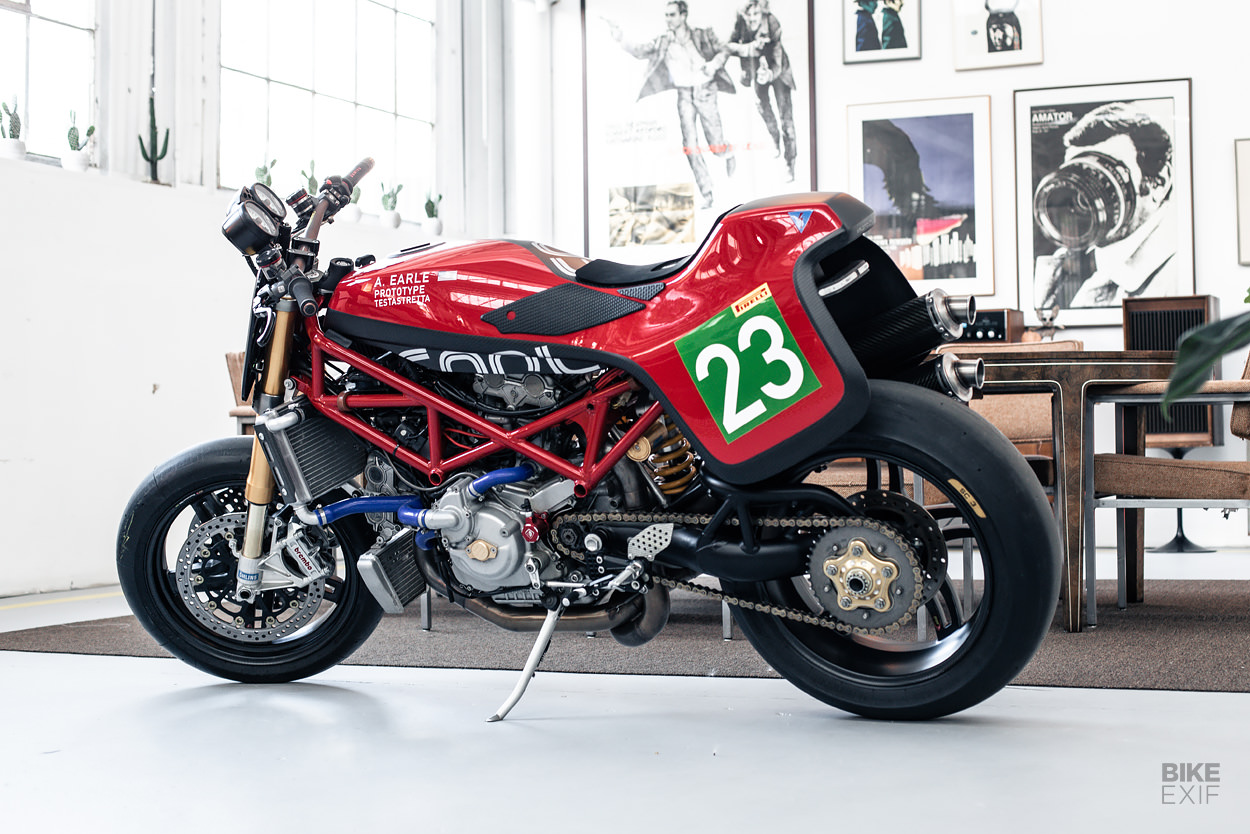 Ducati Monster S4RS track racer by Earle Motors