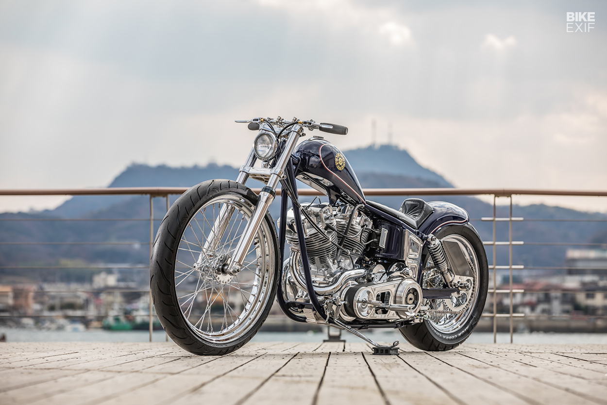 Harley-Davidson Shovelhead chopper by Satomari