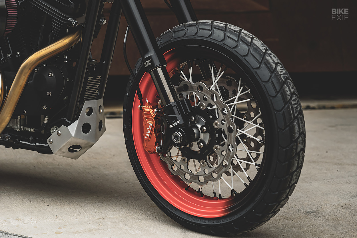 Motorrad Montageständer L für Harley Davidson Sportster 1200 Nightster 