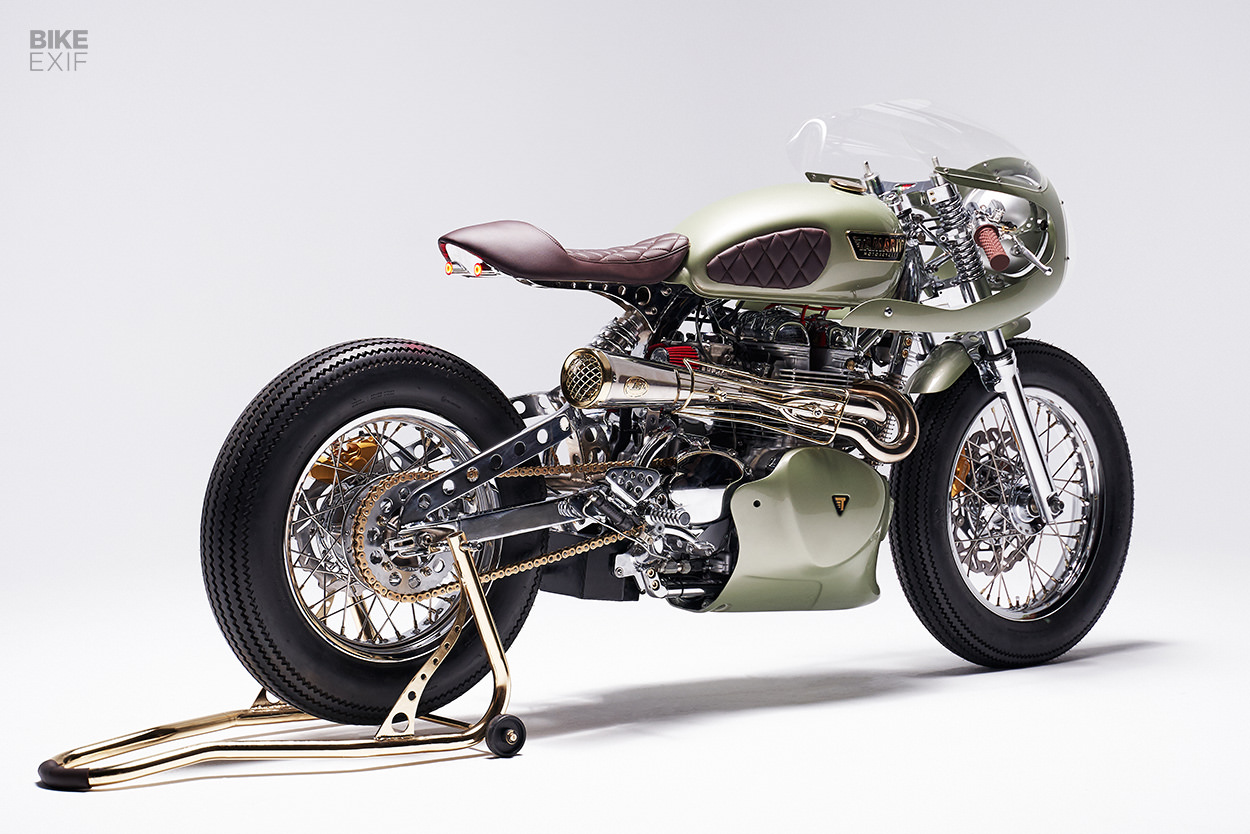 Triumph Thruxton cafe racer by Tamarit Motorcycles