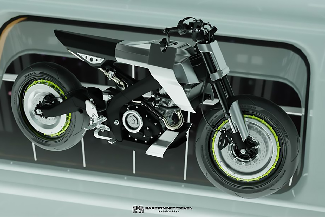 Yamaha Yard Built XSR155 render