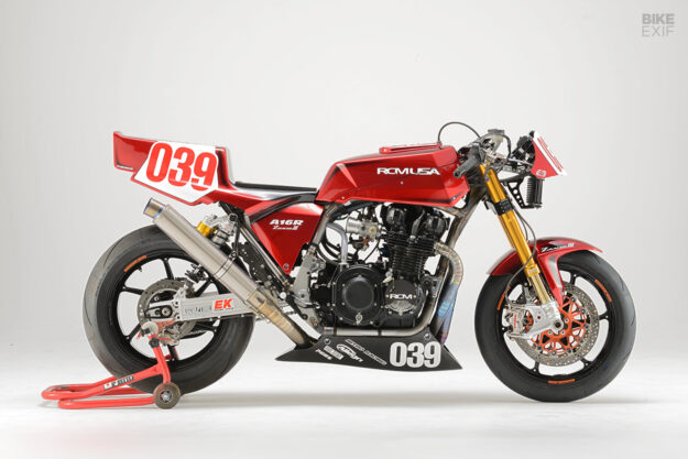 Heavily modified Kawasaki Z1000 race bike by AC Sanctuary