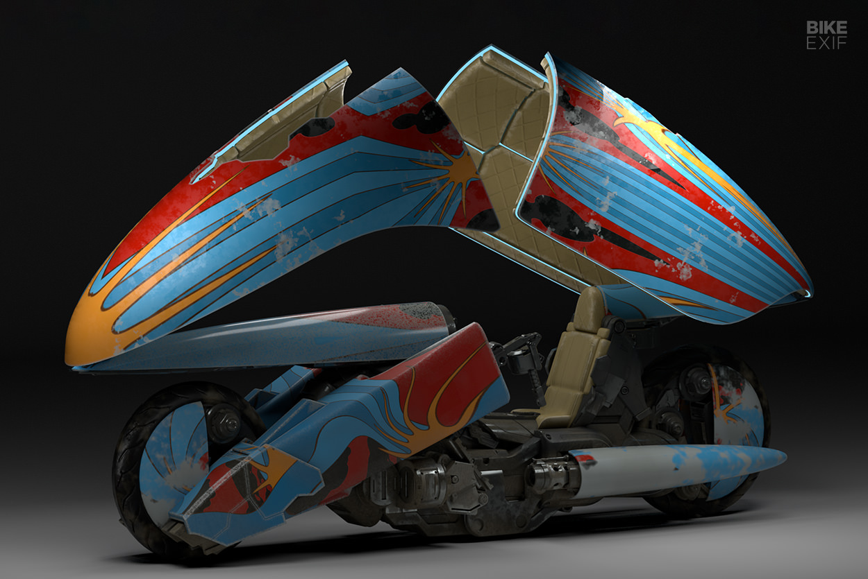 Obrella motorcycle concept by Rafael Monterio Bicalho