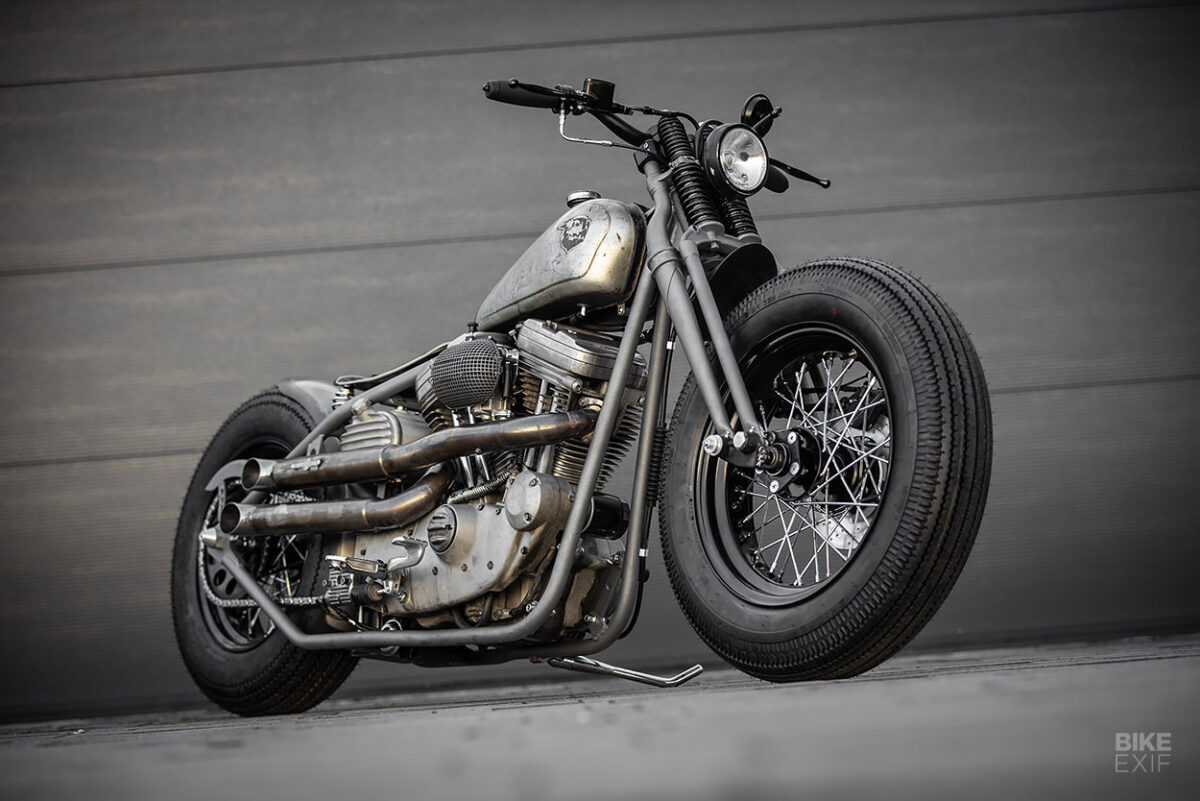 The Survivor: A Harley Sportster hardtail by MB Cycles | Bike EXIF