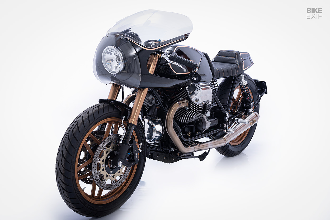 Moto Guzzi Mille GT cafe racer by Rusty Wrench Motorcycles