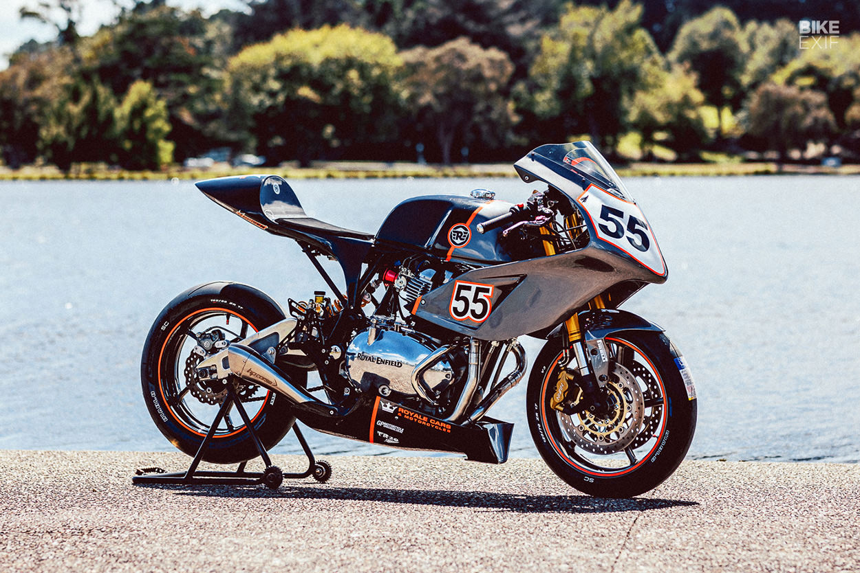 Royal Enfield Continental GT 650 race bike by Royale