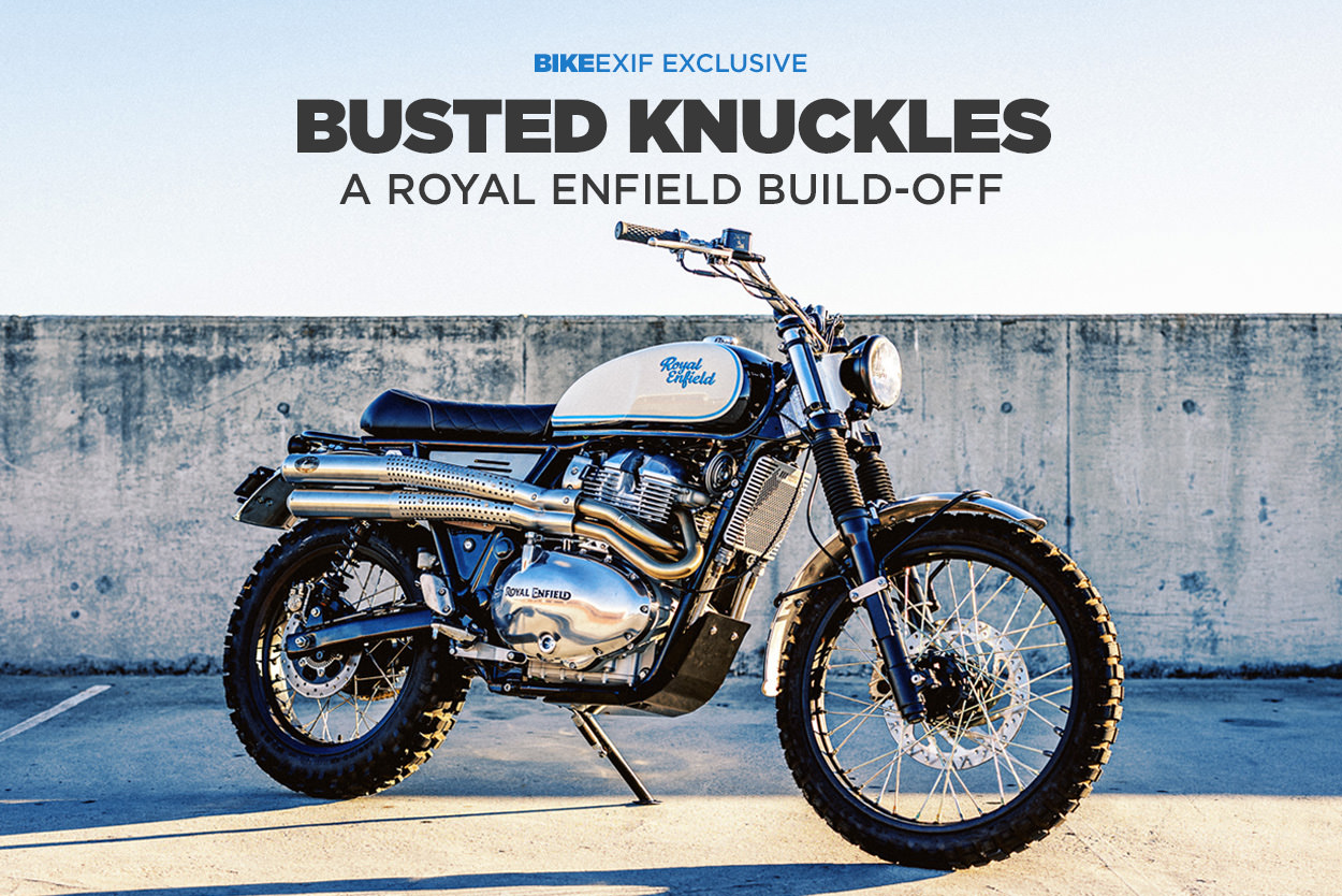 Royal Enfield Busted Knuckles custom bike build-off