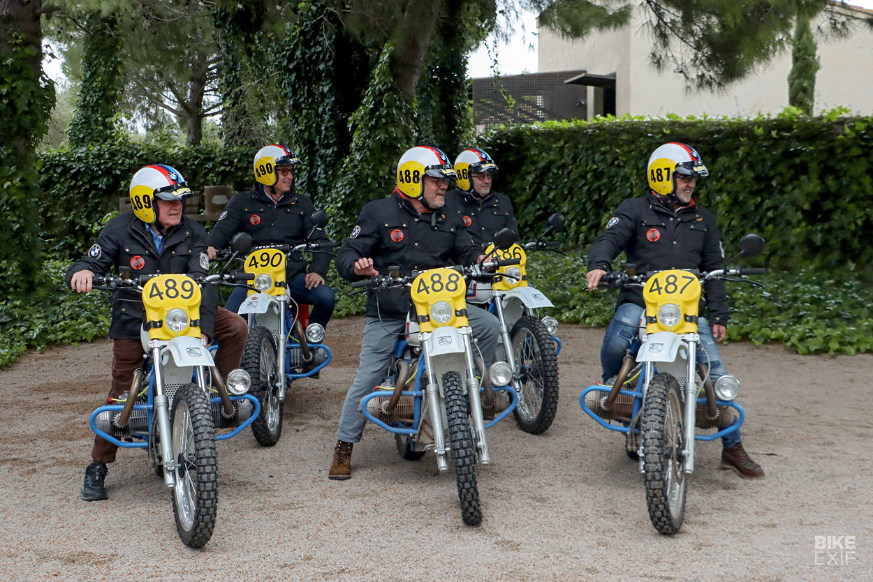 BMW enduro motorcycle: tribute to the ISDT racers