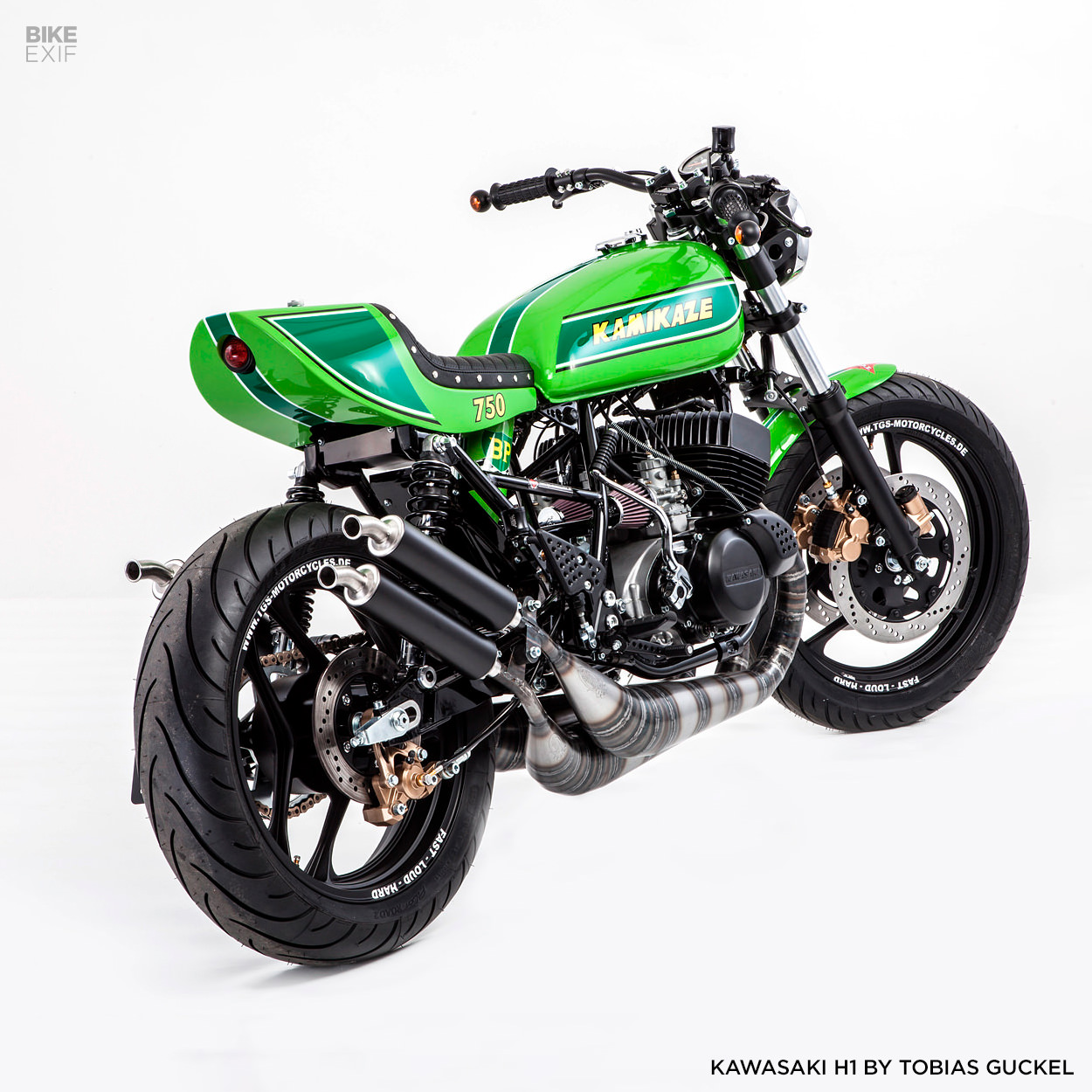 Custom Kawasaki H1 by Tobias Guckel