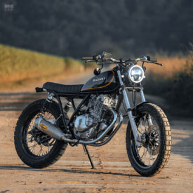 Little Animal: A Purpose Built Suzuki GN250 scrambler | Bike EXIF