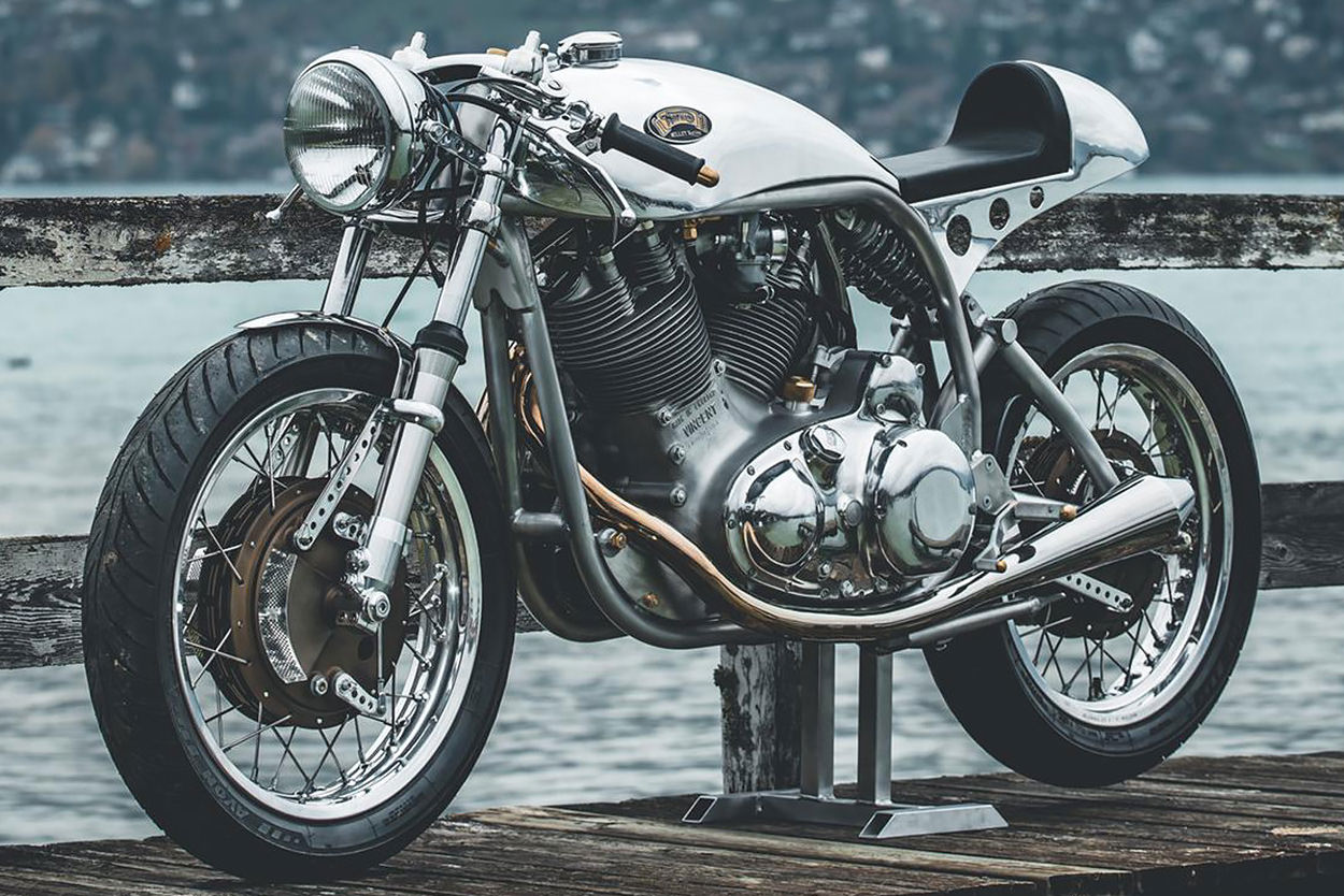 Norvin cafe racer by Millet Racing