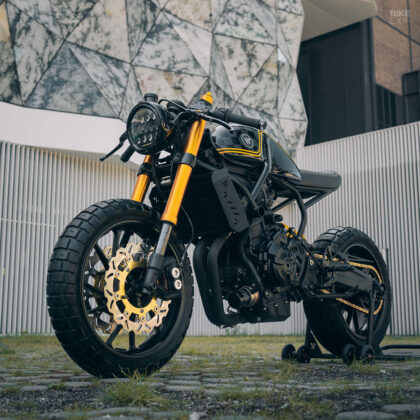 Debutant: A custom Yamaha MT-07 from a new Belgian shop | Bike EXIF