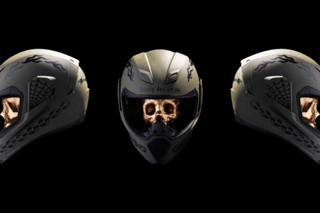 一場摩托展上的21個頭盔展覽