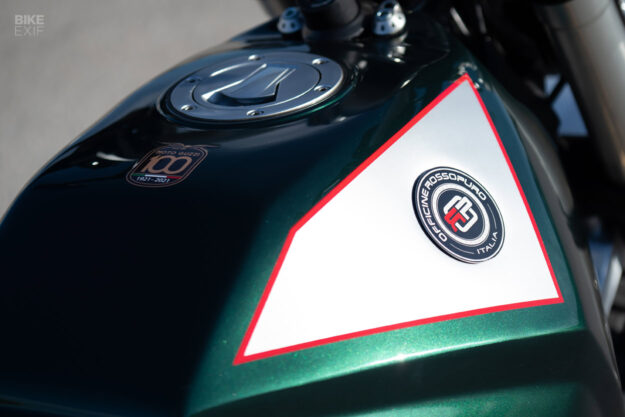 Moto Guzzi V85 TT scrambler by Officine Rossopuro