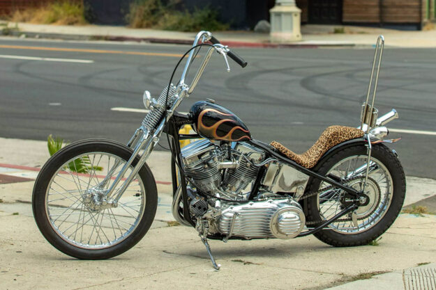 1948 Harley-Davidson Panhead chopper by Becky Goebel
