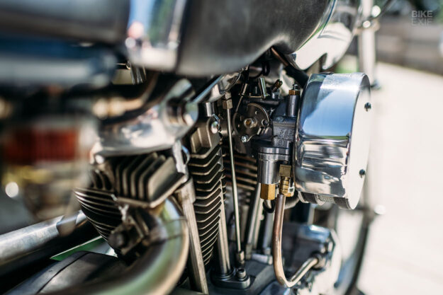 Harley Ironhead Sportster café racer by Rodsmith