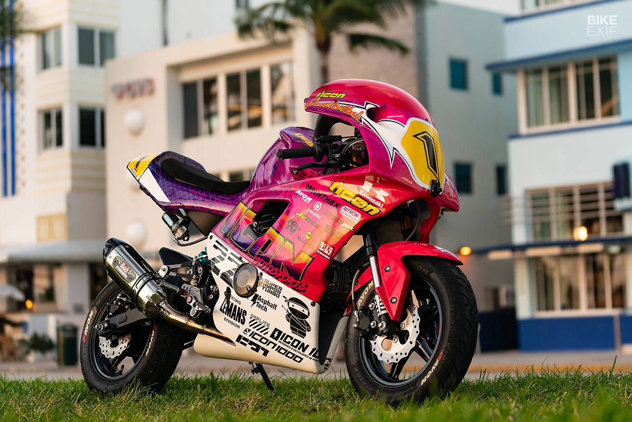 Quarterflash: Icon's 80s-inspired Kawasaki Z125 | Bike EXIF