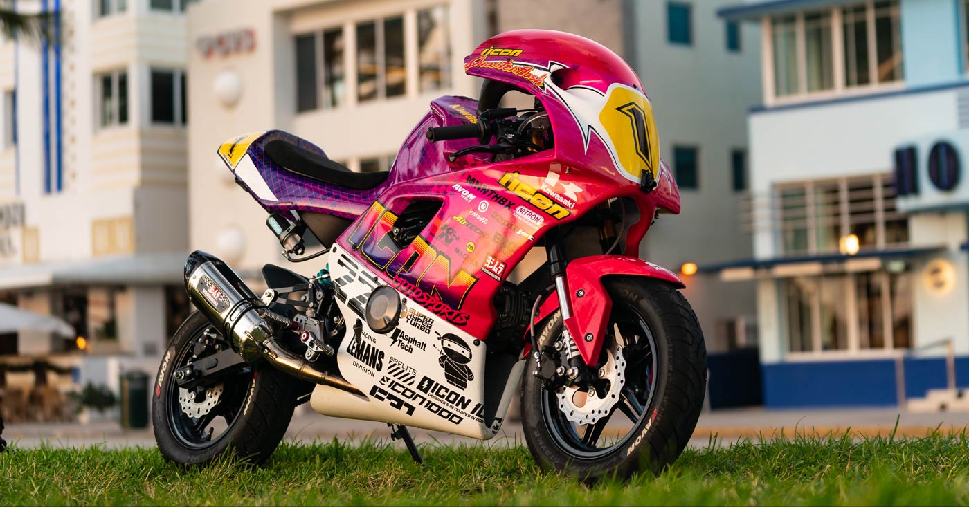Quarterflash: Icon's 80s-inspired Kawasaki Z125 | Bike EXIF