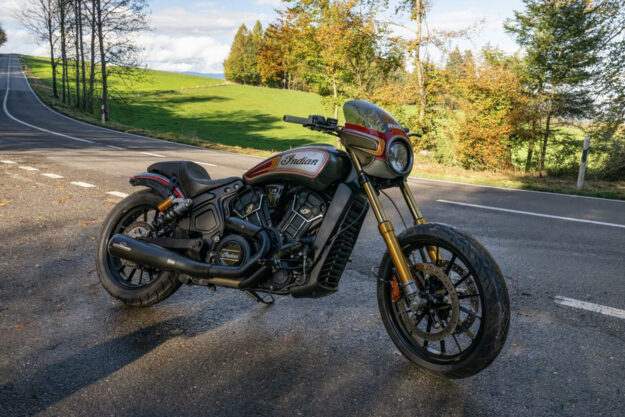 Custom Indian Scout Rogue by HardNine Choppers