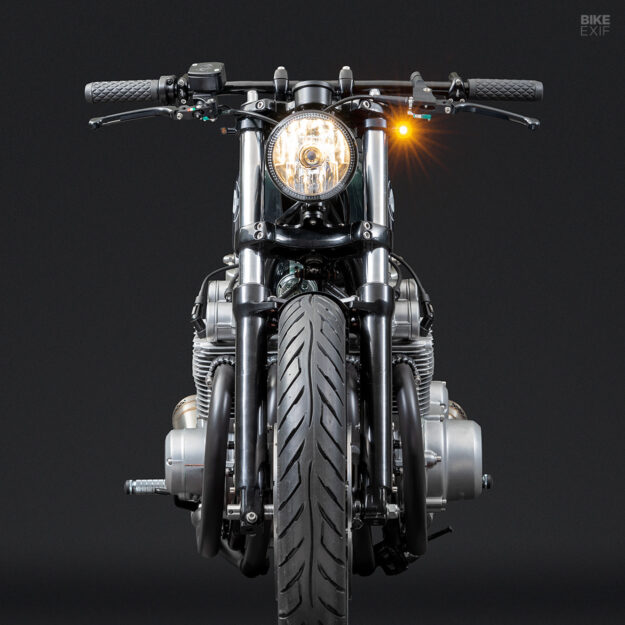 Custom Suzuki GS500E by Earth Motorcycles