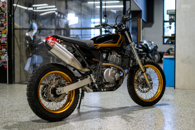 Suzuki DR650 adventure motorcycle by Purpose Built Moto
