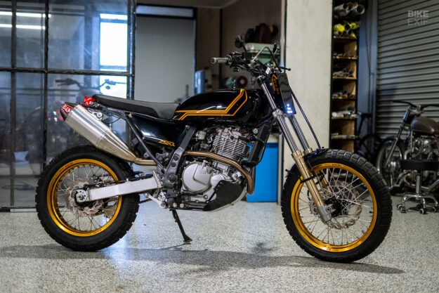 Suzuki DR650 adventure motorcycle by Purpose Built Moto