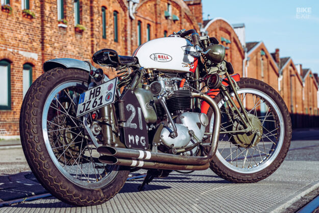 Custom TriBSA motorcycle by Thorsten Schlesinger