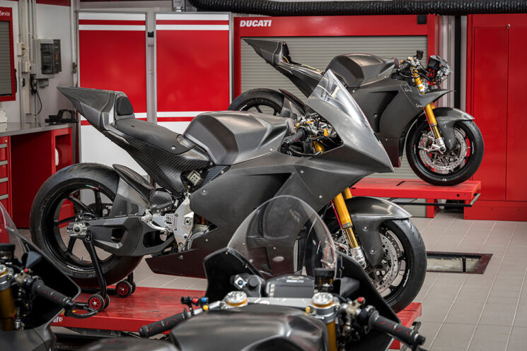 Ducati MotoE electric racing motorcycle
