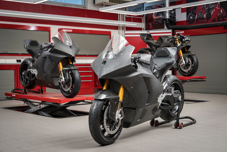 Ducati MotoE electric racing motorcycle