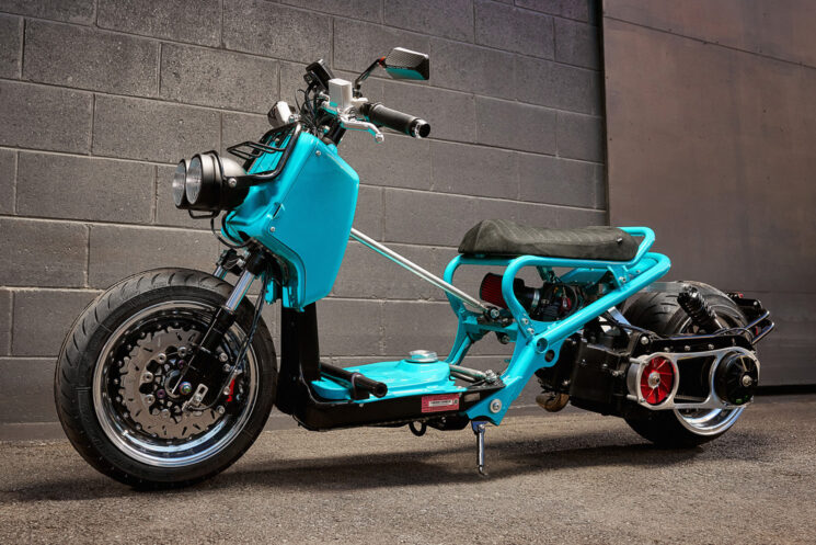 Custom Honda Ruckus scooter by Ellaspede