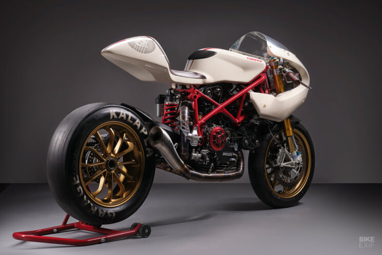 Ducati 749 café racer by Kalapea Garage