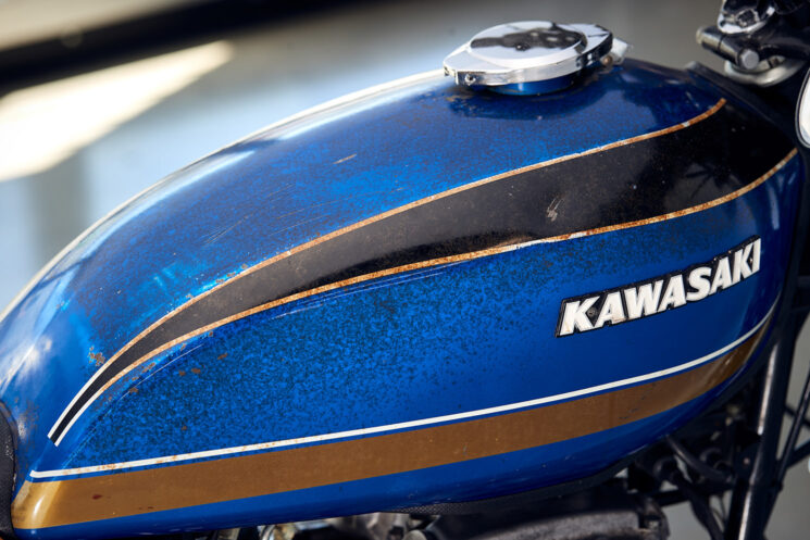 Kawasaki KZ400 restomod by Andy Greaser