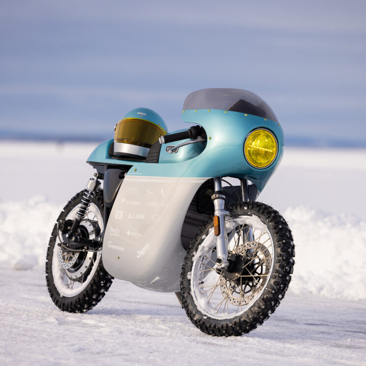 Electric ice racing motorcycle by RGNT
