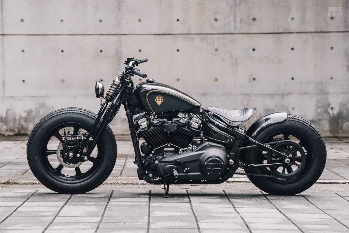 Back to basics: A Harley Fat Bob in Rough Crafts' signature style ...