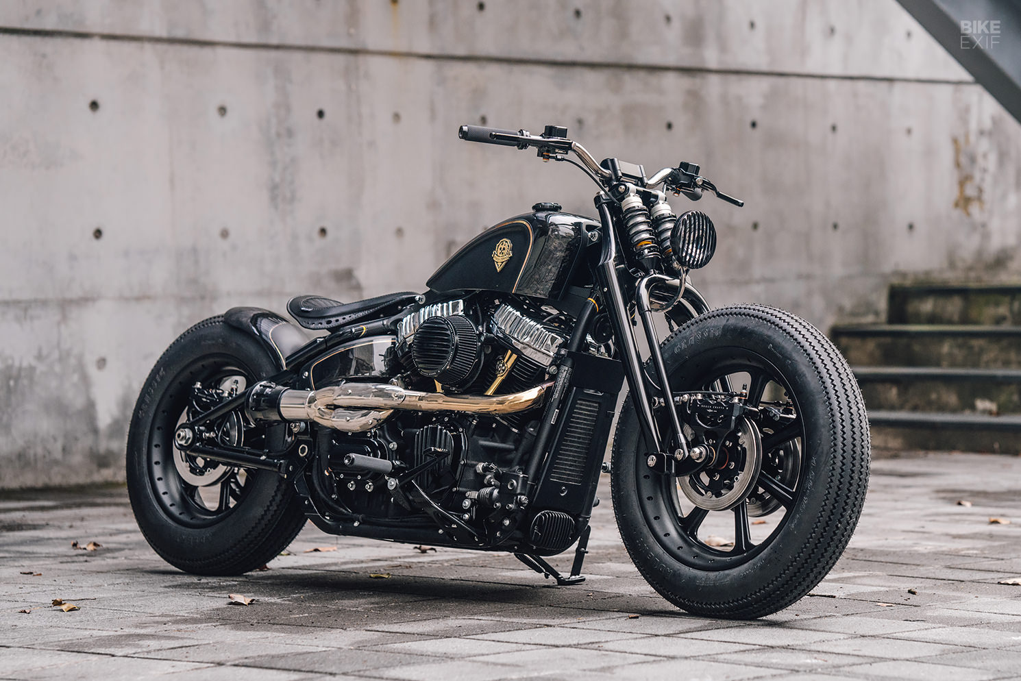 Back to basics: A Harley Fat Bob in Rough Crafts' signature style