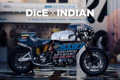 Custom Indian Chief café racer ft. DicE Magazine
