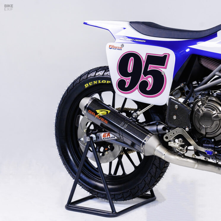 Yamaha MT07 flat tracker by Palhegyi Design